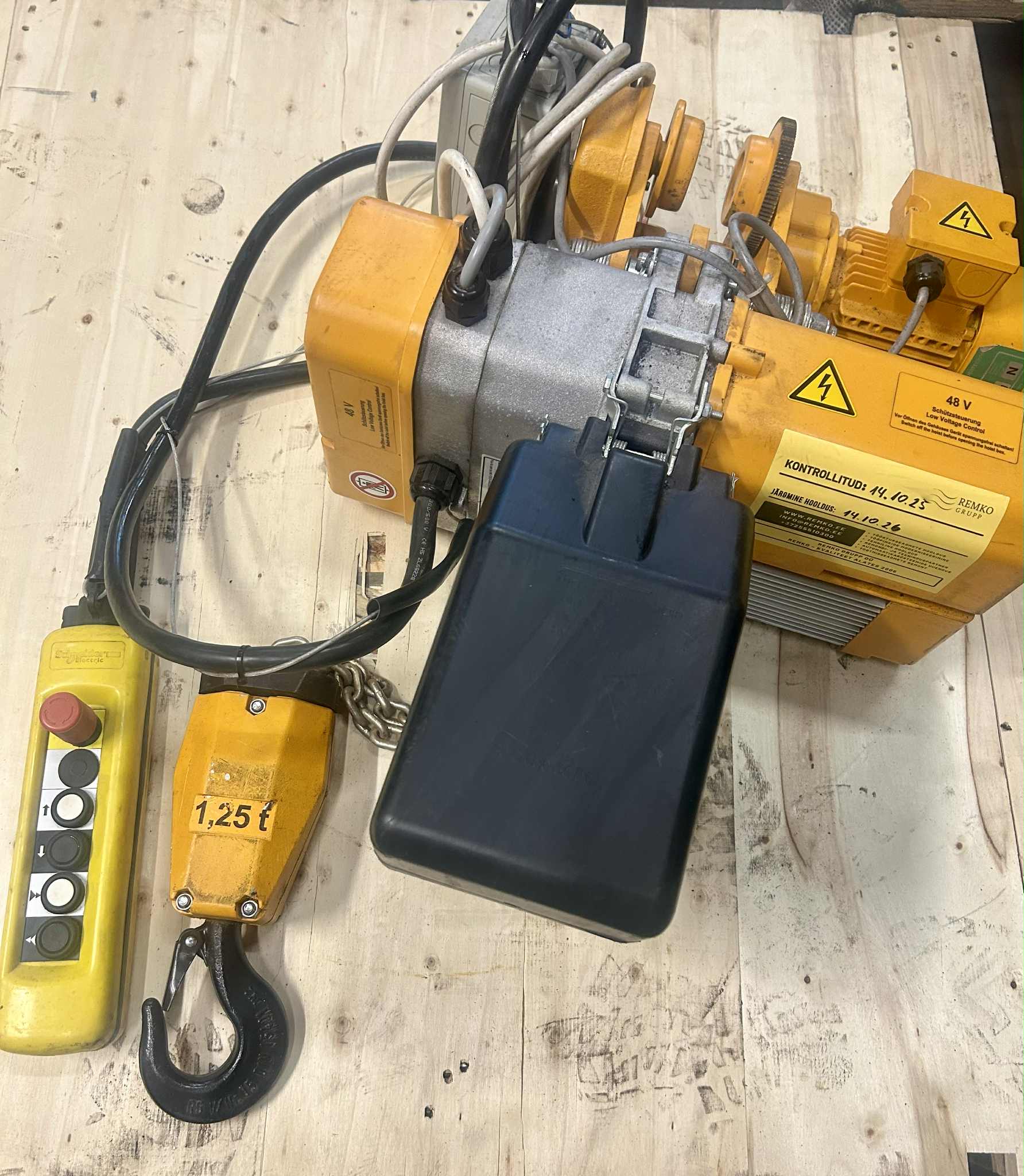 Elektriline kett-telfer LIFTKET STAR 1,25 t (Hoffmann Fördertechnik, Saksamaa) - väga heas korras