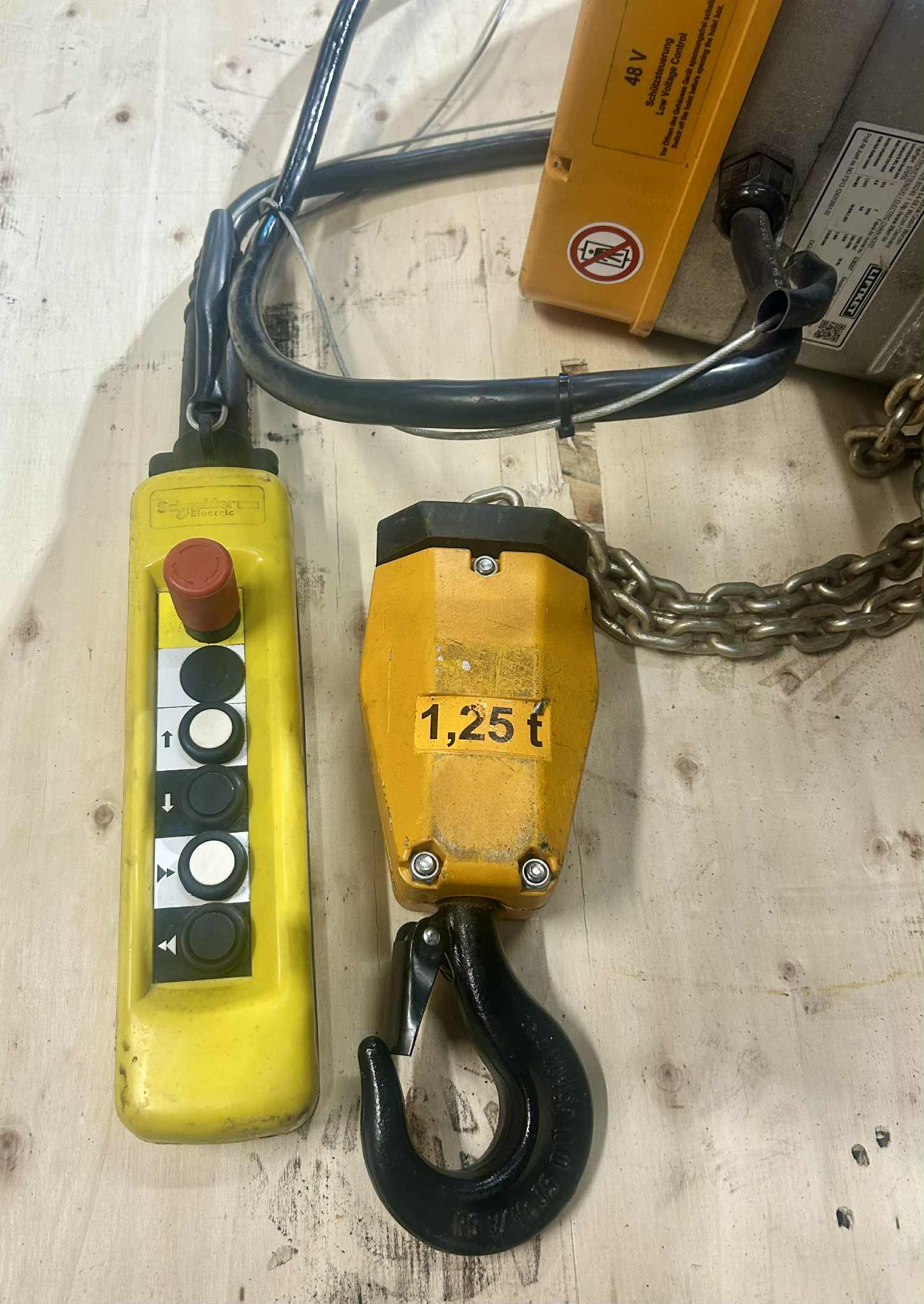 Elektriline kett-telfer LIFTKET STAR 1,25 t (Hoffmann Fördertechnik, Saksamaa) - väga heas korras - Image 3