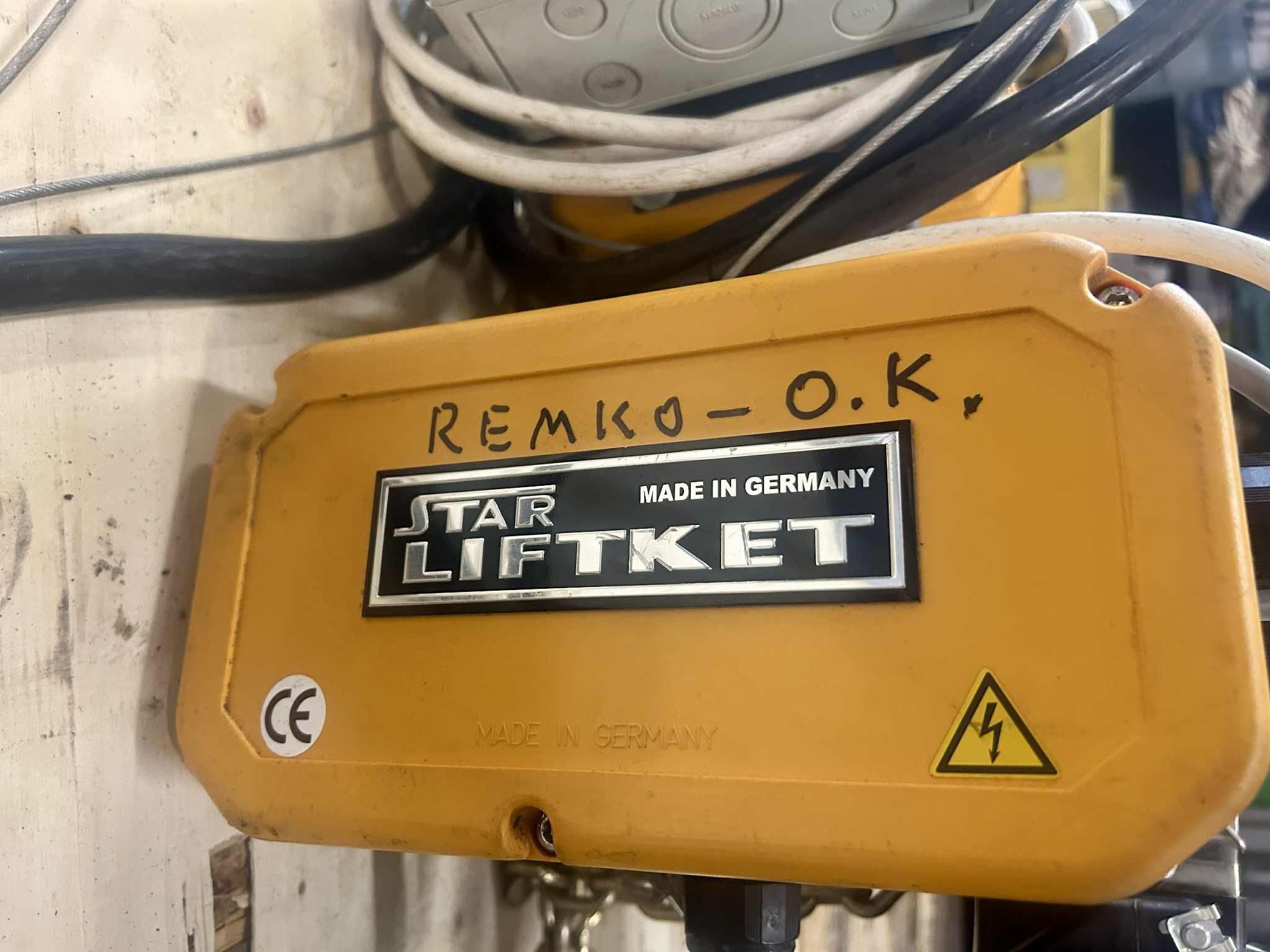 Elektriline kett-telfer LIFTKET STAR 1,25 t (Hoffmann Fördertechnik, Saksamaa) - väga heas korras - Image 5